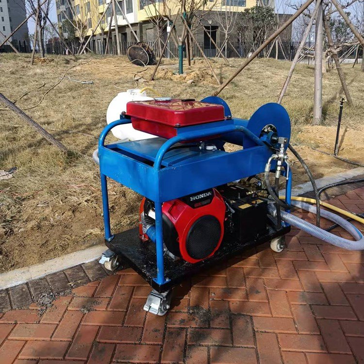 居民樓房使用高壓疏通下水管道清洗機